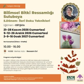 Bilimsel Bitki Ressamlığı Sulu Boya 5. Dönem — İleri Doku Teknikleri
